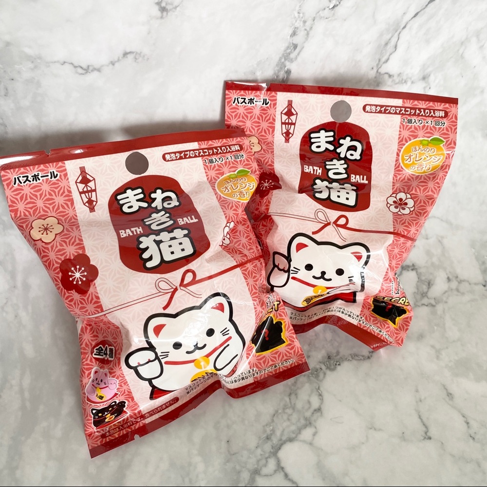 Japanese Bath Bombs 🛁 Maneki-Neko 🐱